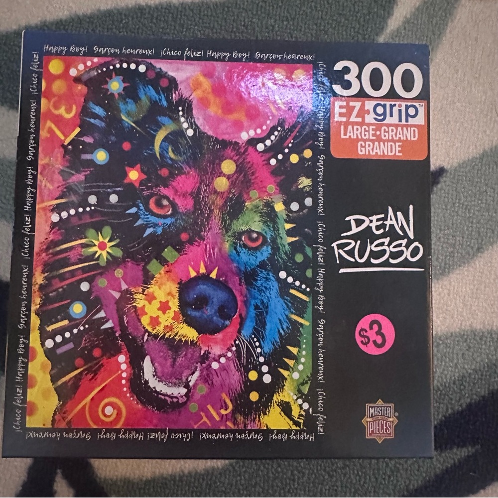 Dean Russo Colorful Dog Puzzle - 300 Pieces